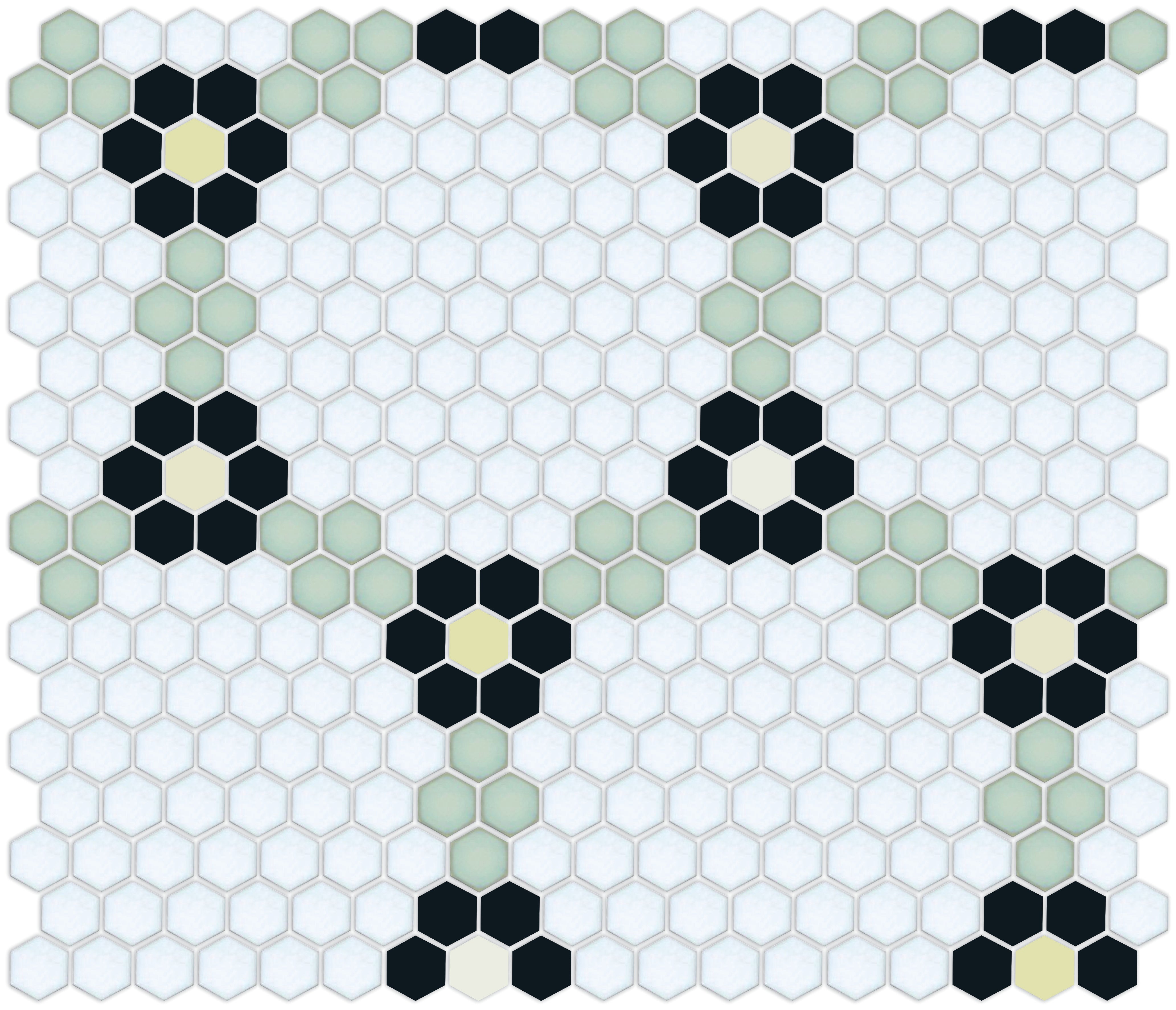 Round and Round Pinnacle Hexagon Tile – Unique Style