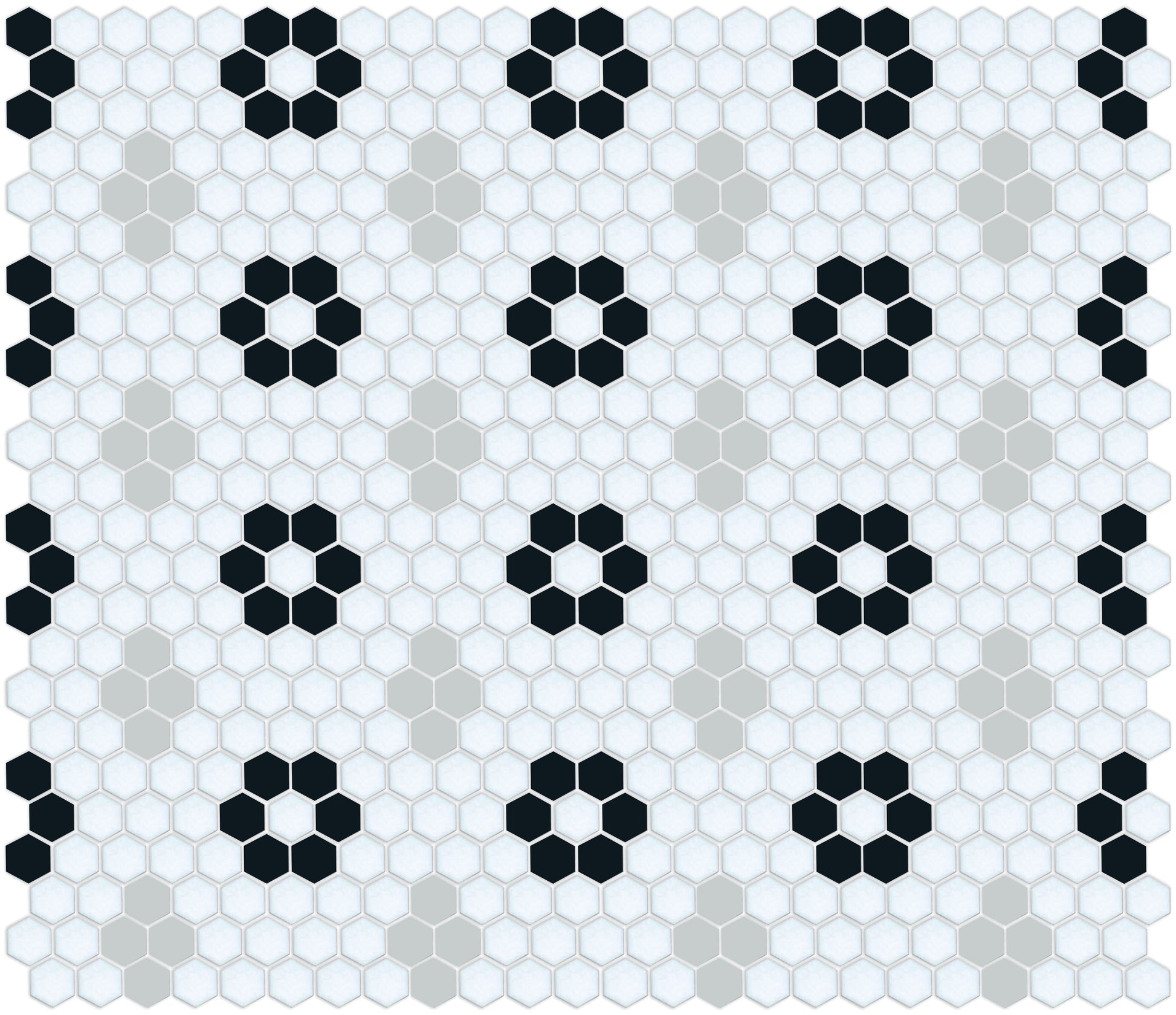 Satin Black on Satin White