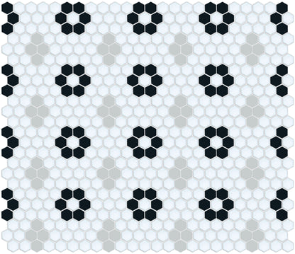 Satin Black on Satin White