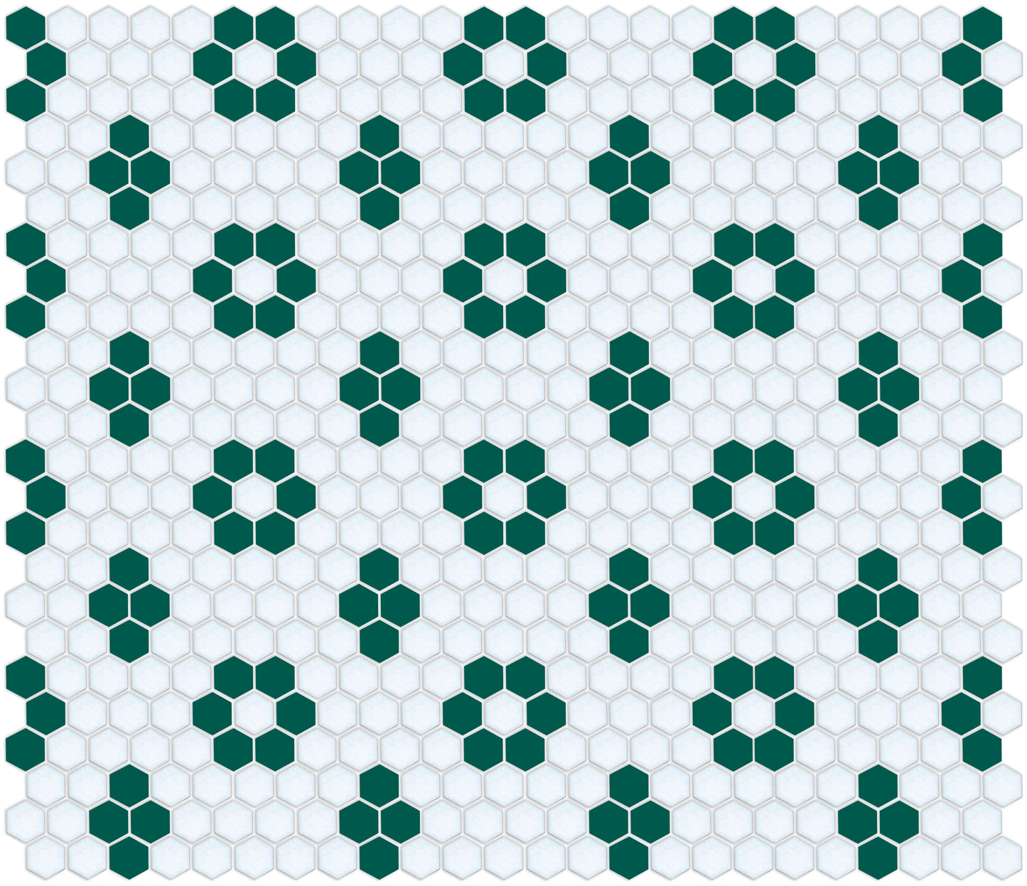 Satin Retro Rosette and Quad | Pinnacle Hexagon Patterns