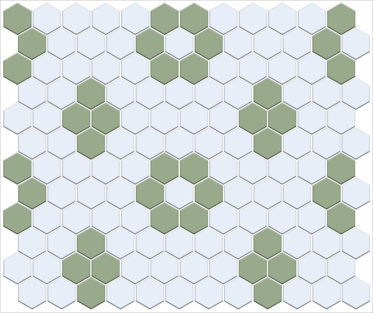 Satin Rosette and Quad | Pinnacle Hexagon Patterns