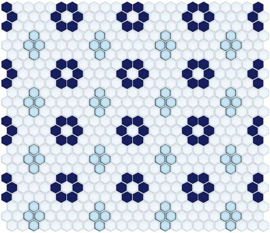 Gloss Rosette and Quad | Pinnacle Hexagon Patterns