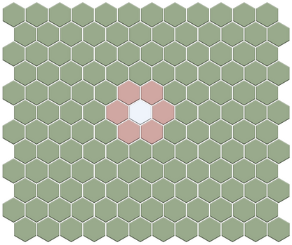 Retro Rosette | Pinnacle Hexagon Patterns