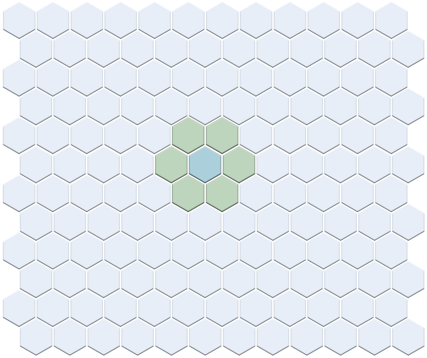Retro Rosette | Pinnacle Hexagon Patterns