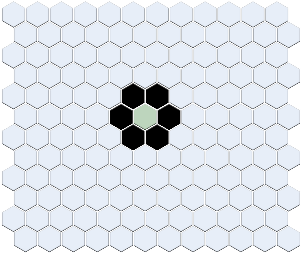 Retro Rosette | Pinnacle Hexagon Patterns