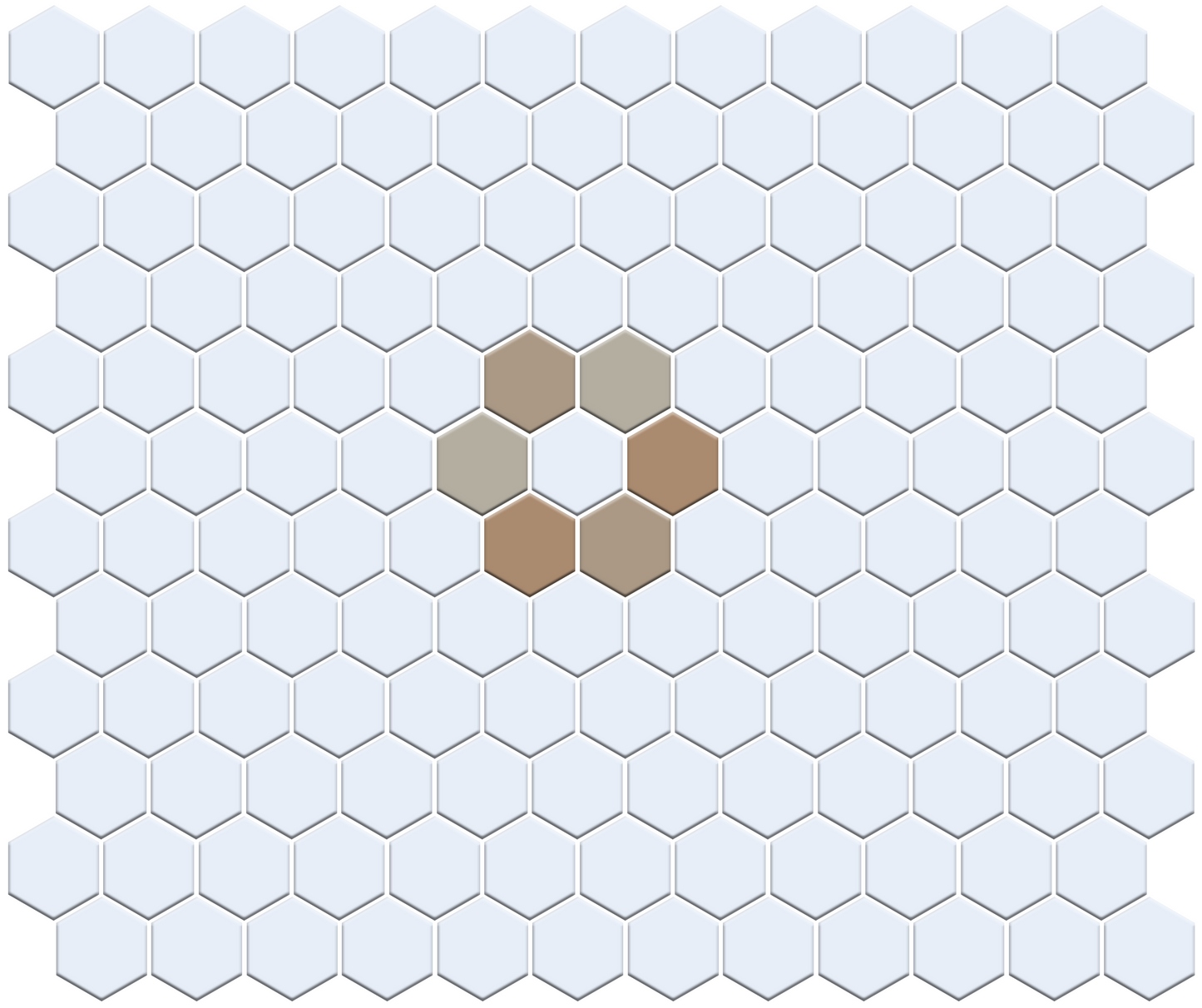 Retro Rosette | Pinnacle Hexagon Patterns