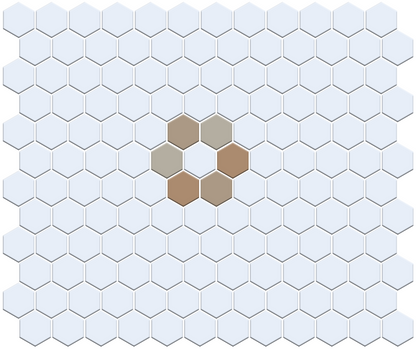 Retro Rosette | Pinnacle Hexagon Patterns