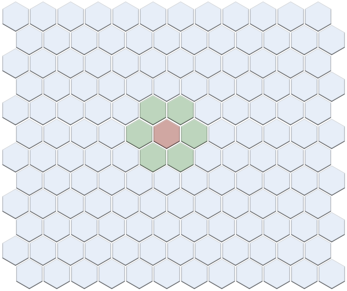 Retro Rosette | Pinnacle Hexagon Patterns