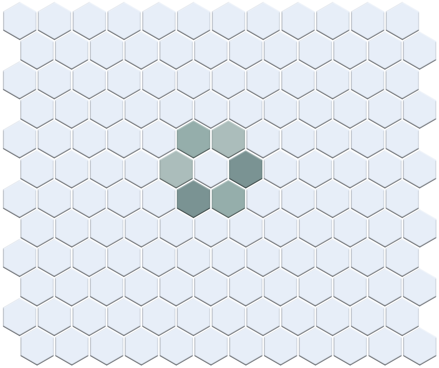 Retro Rosette | Pinnacle Hexagon Patterns