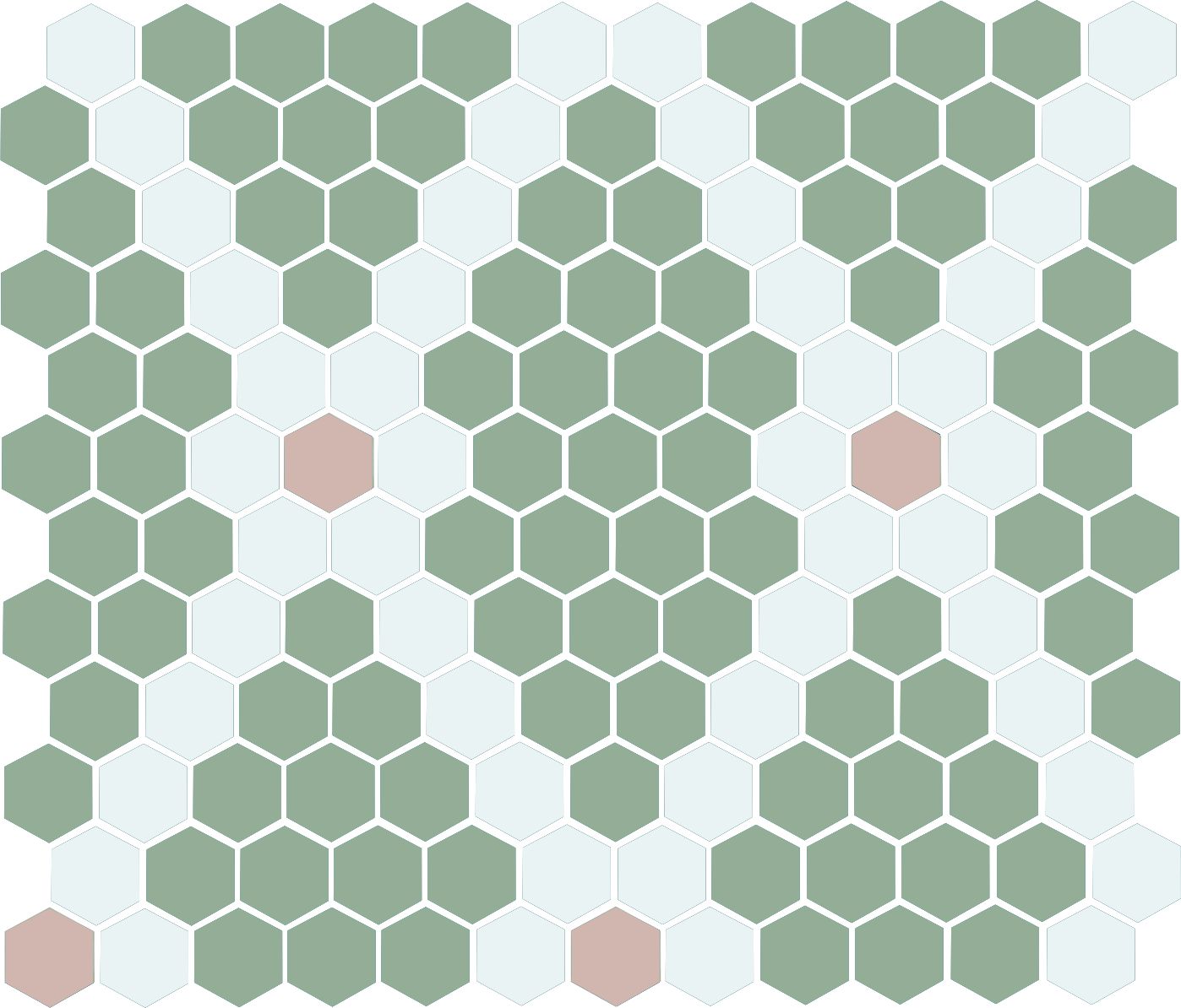 Rose & Trellis | Pinnacle Hexagon Patterns