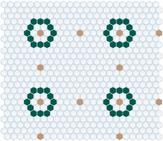 Shangri La hexagon tile