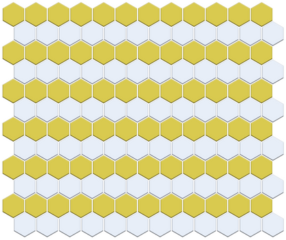Stripes | Pinnacle Hexagon Patterns | Porcelain