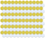 Bumblebee Yellow on Cotton White