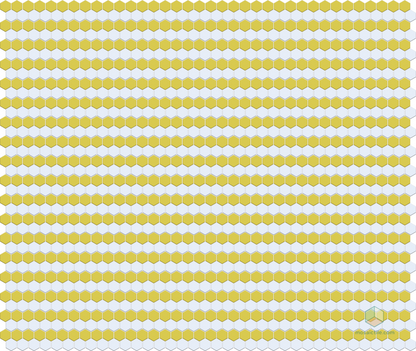 Stripes | Pinnacle Hexagon Patterns | Porcelain