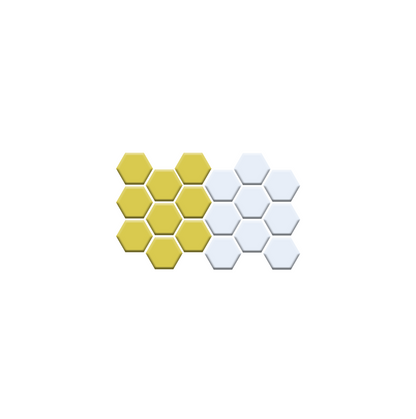 Stripes | Pinnacle Hexagon Patterns | Porcelain