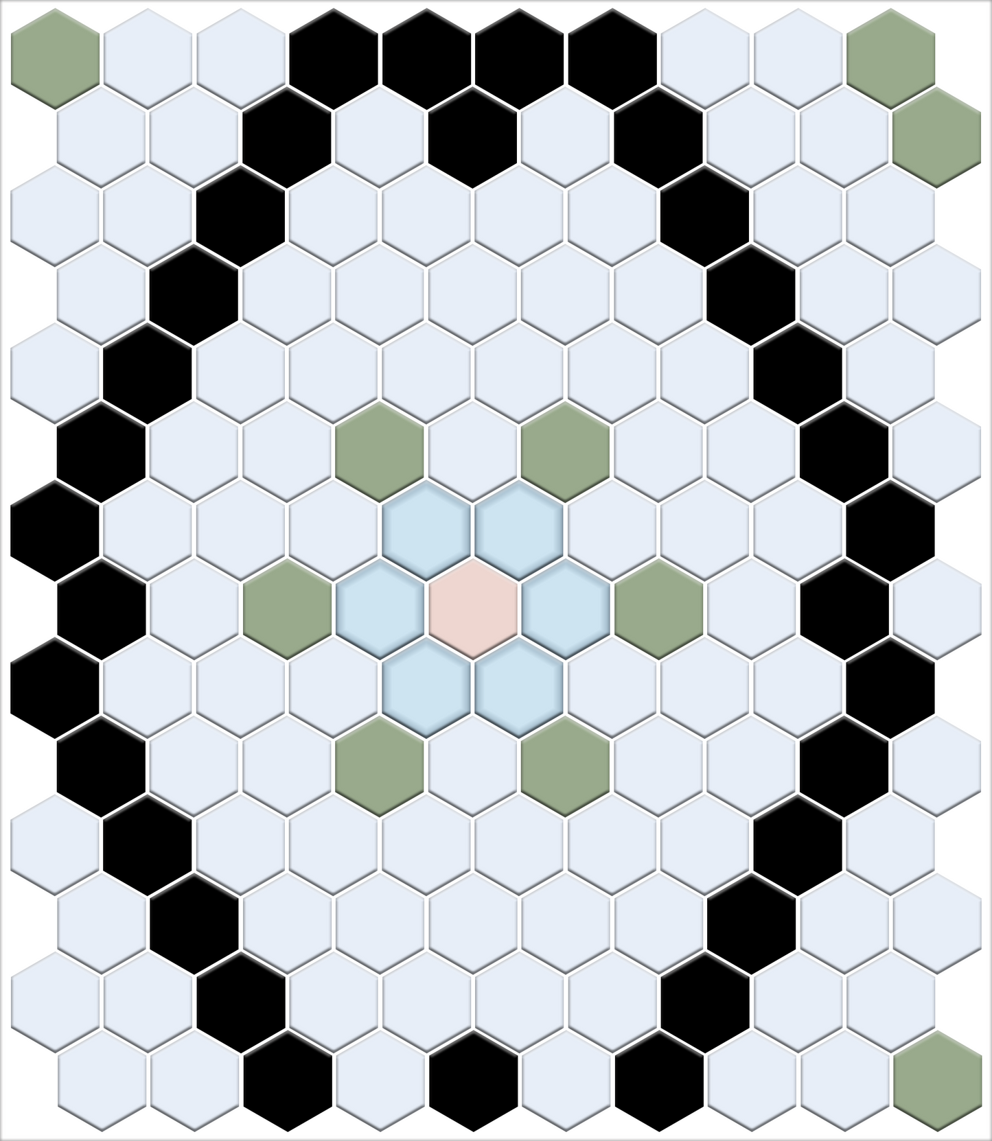 Savoie | Pinnacle Hexagon Pattern