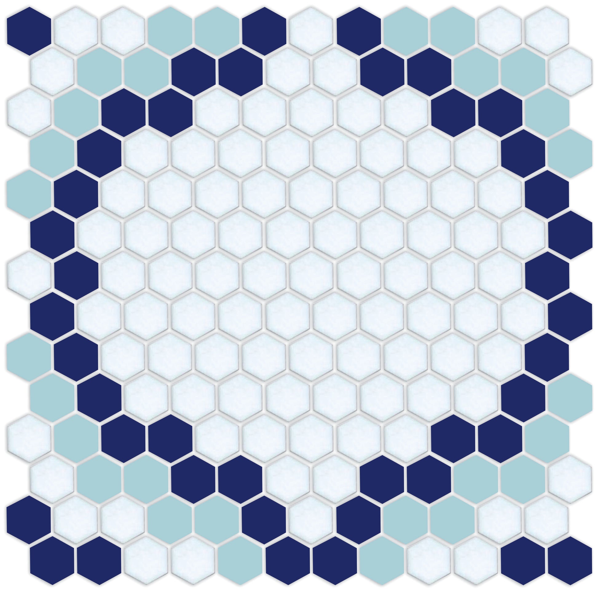 Versailles hexagon mosaic art deco design 