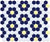Butter Yellow/Oceana Blue on Satin White