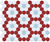 Glacier Blue/Satin White on Garnet Red