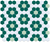Pistachio Green/Emerald Green on Satin White