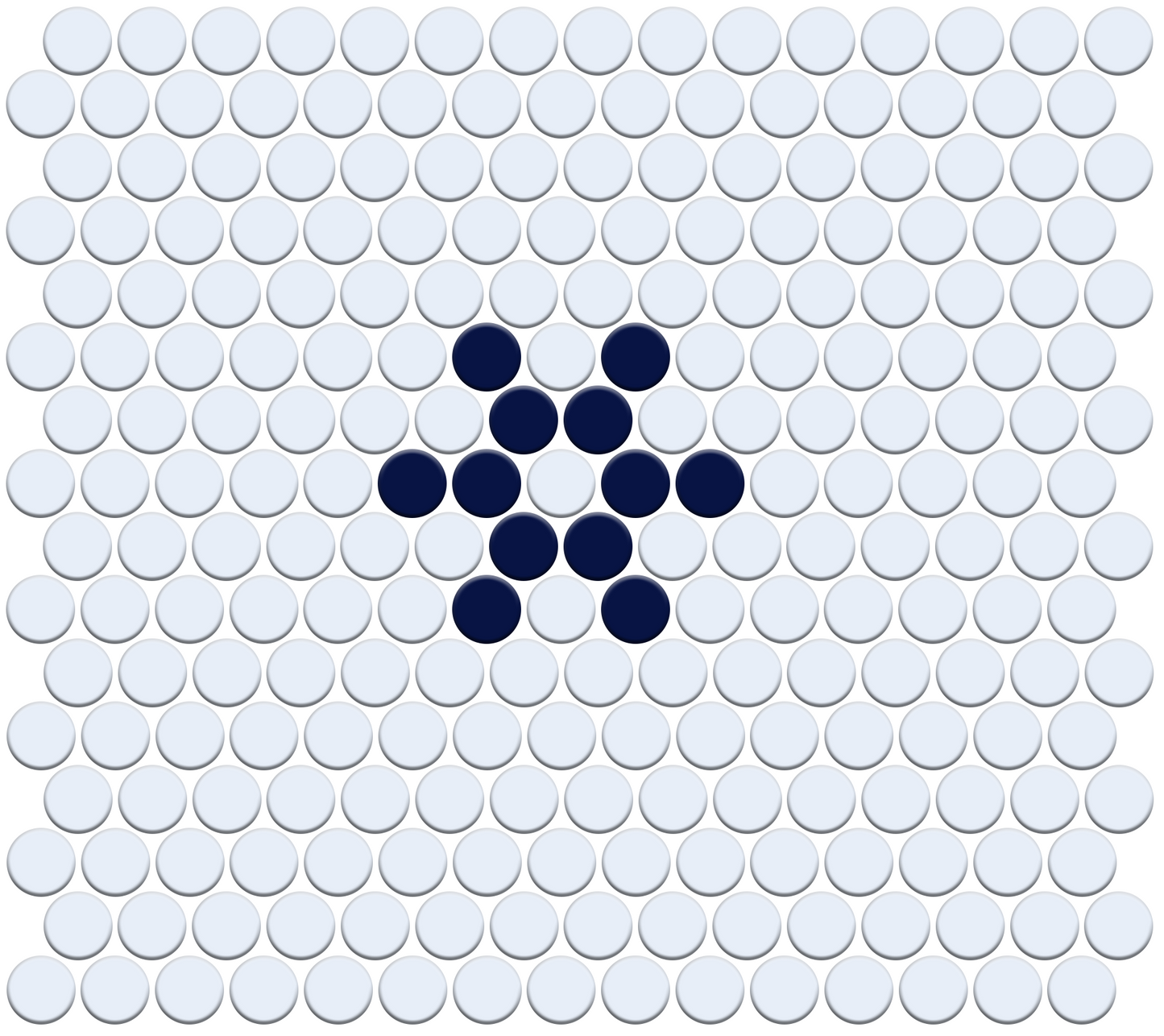 Snowflake | Pinnacle Penny Round Patterns