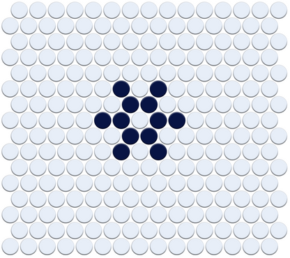 Snowflake | Pinnacle Penny Round Patterns