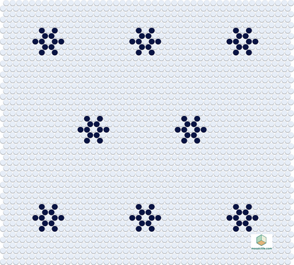 Snowflake | Pinnacle Penny Round Patterns