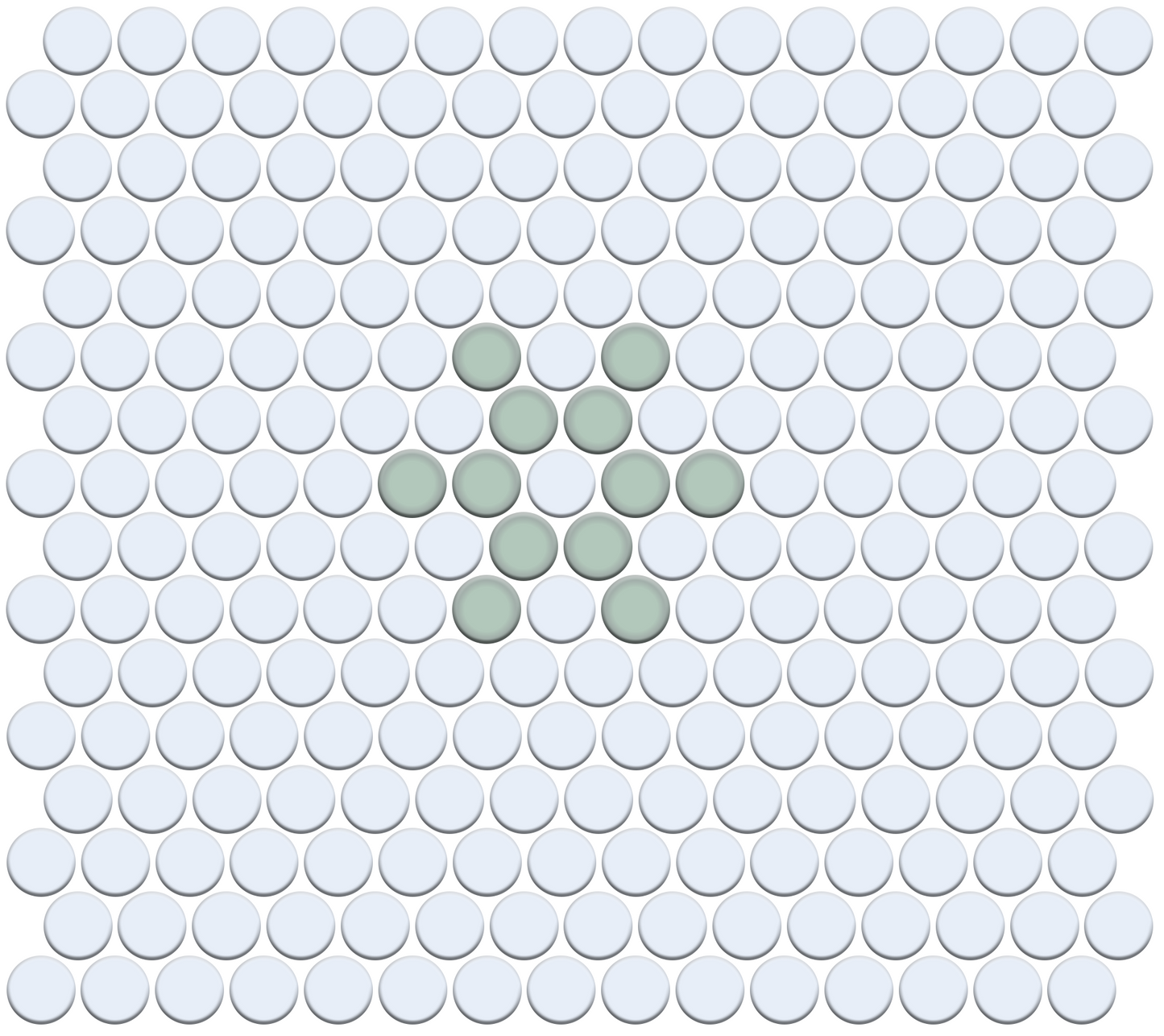 Snowflake | Pinnacle Penny Round Patterns