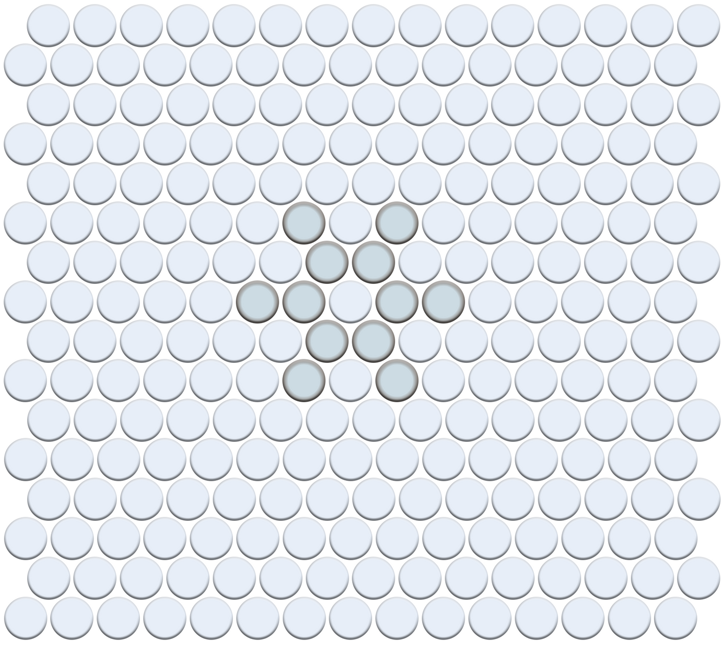 Snowflake | Pinnacle Penny Round Patterns