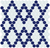 Midnight Blue on White