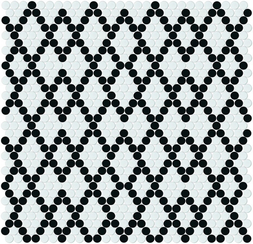 Beautiful Diamond Trellis Penny Round | Pinnacle Patterns