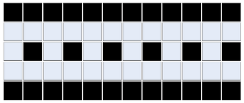 Strada Border | Craftsman Squares | Glazed Porcelain