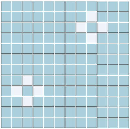 Annex | Glazed Square Porcelain | Pinnacle Pattern