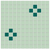 Emerald Green on Pistachio Green