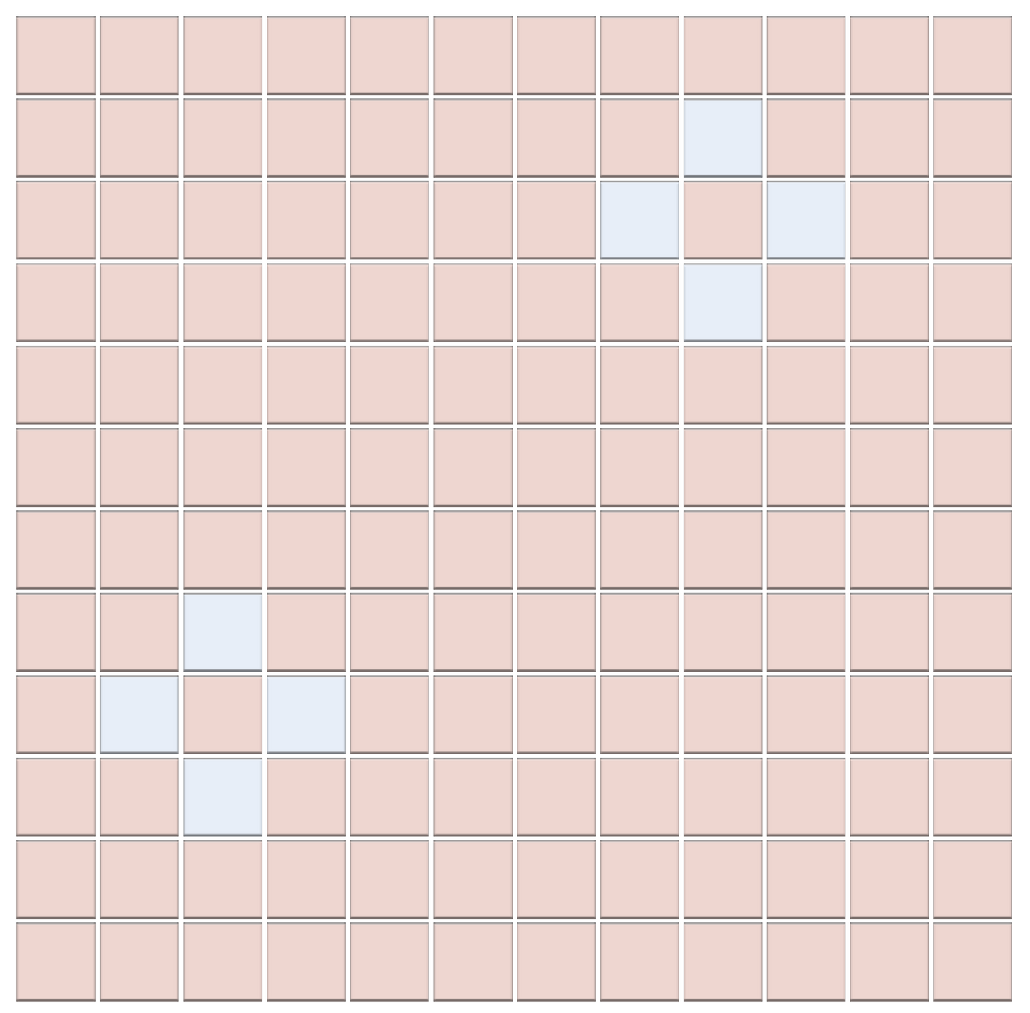 Annex | Glazed Square Porcelain | Pinnacle Pattern