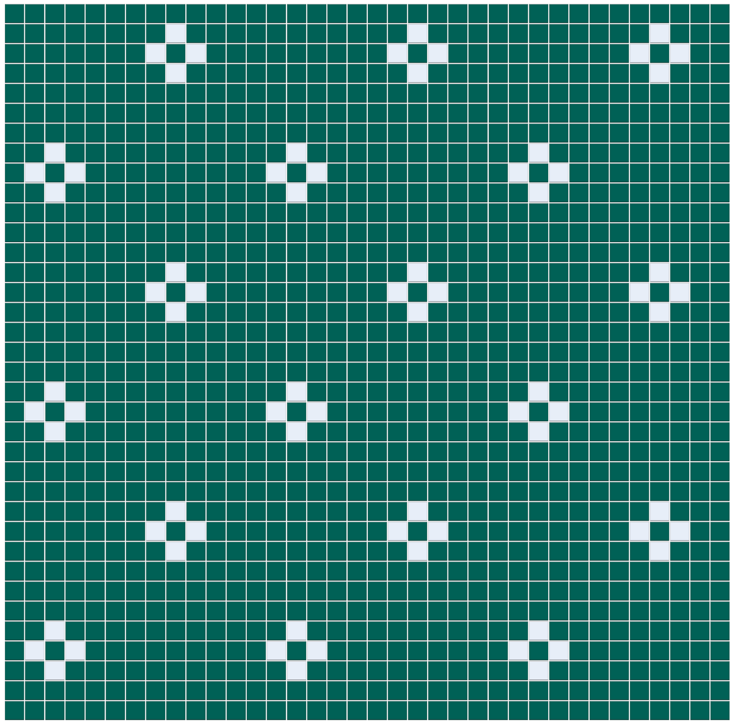 Annex | Glazed Square Porcelain | Pinnacle Pattern
