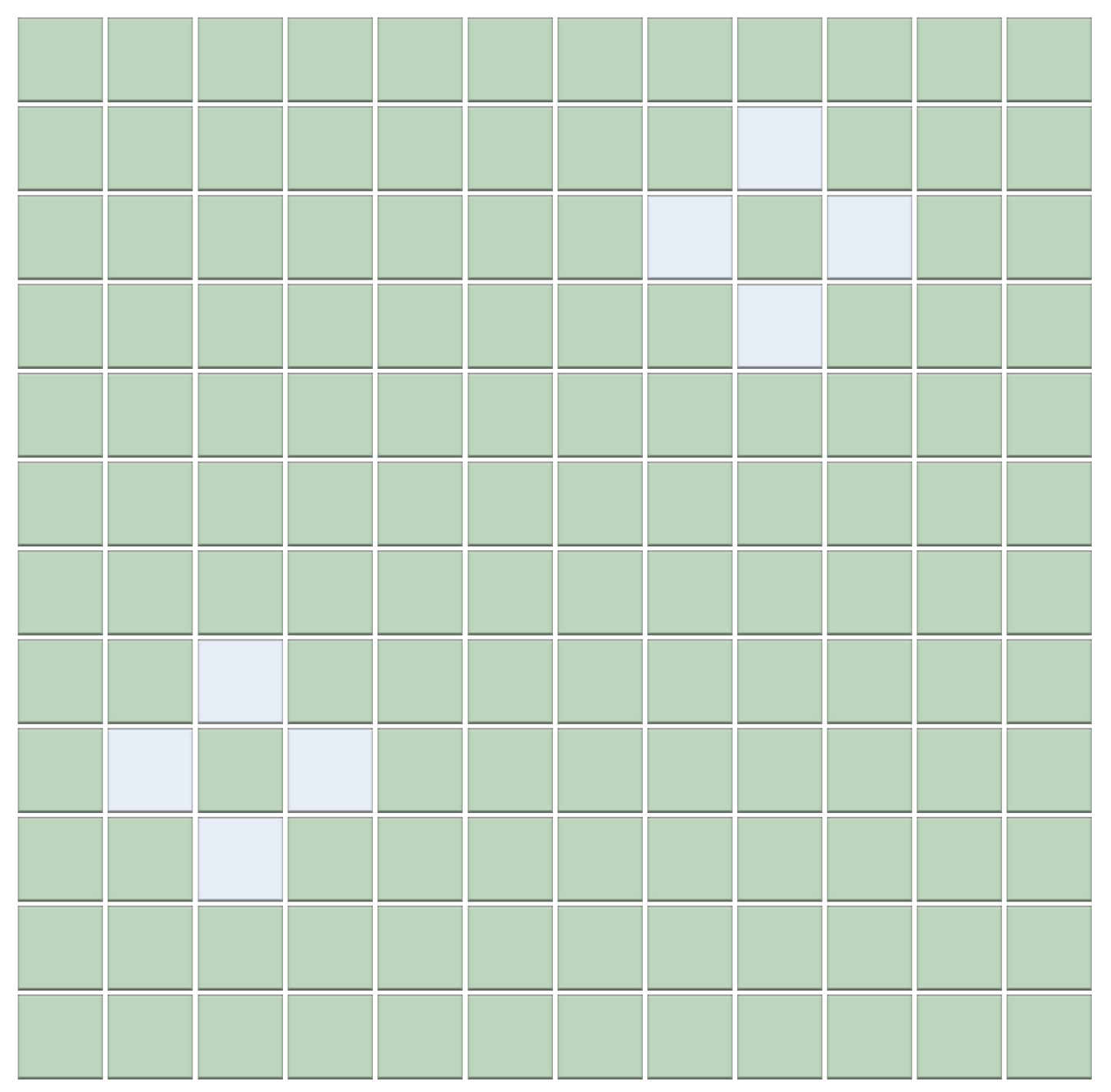 Annex | Glazed Square Porcelain | Pinnacle Pattern