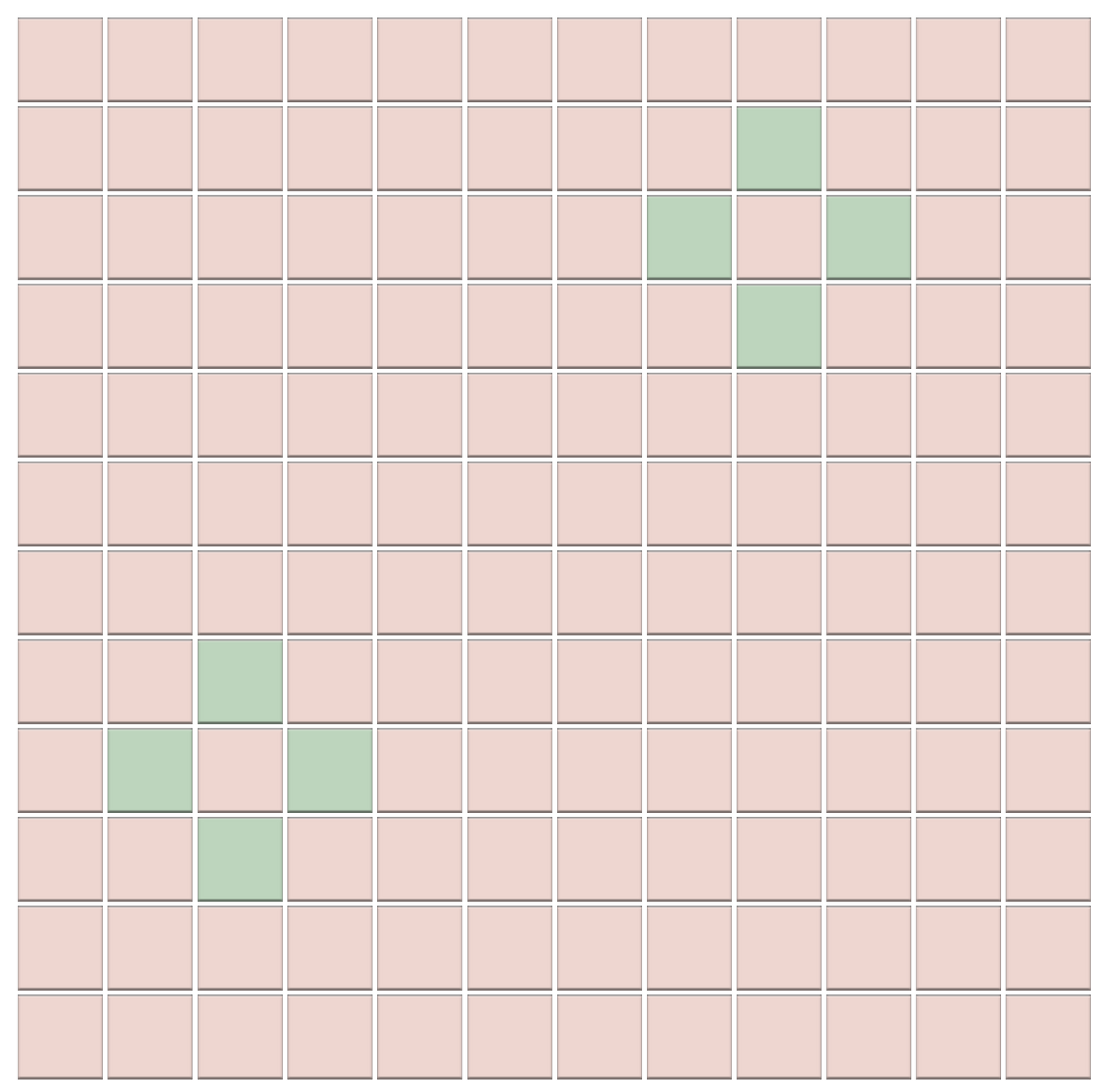 Annex | Glazed Square Porcelain | Pinnacle Pattern
