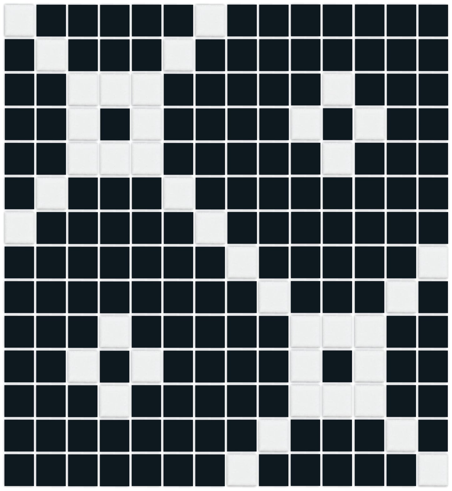 White on Black Pattern