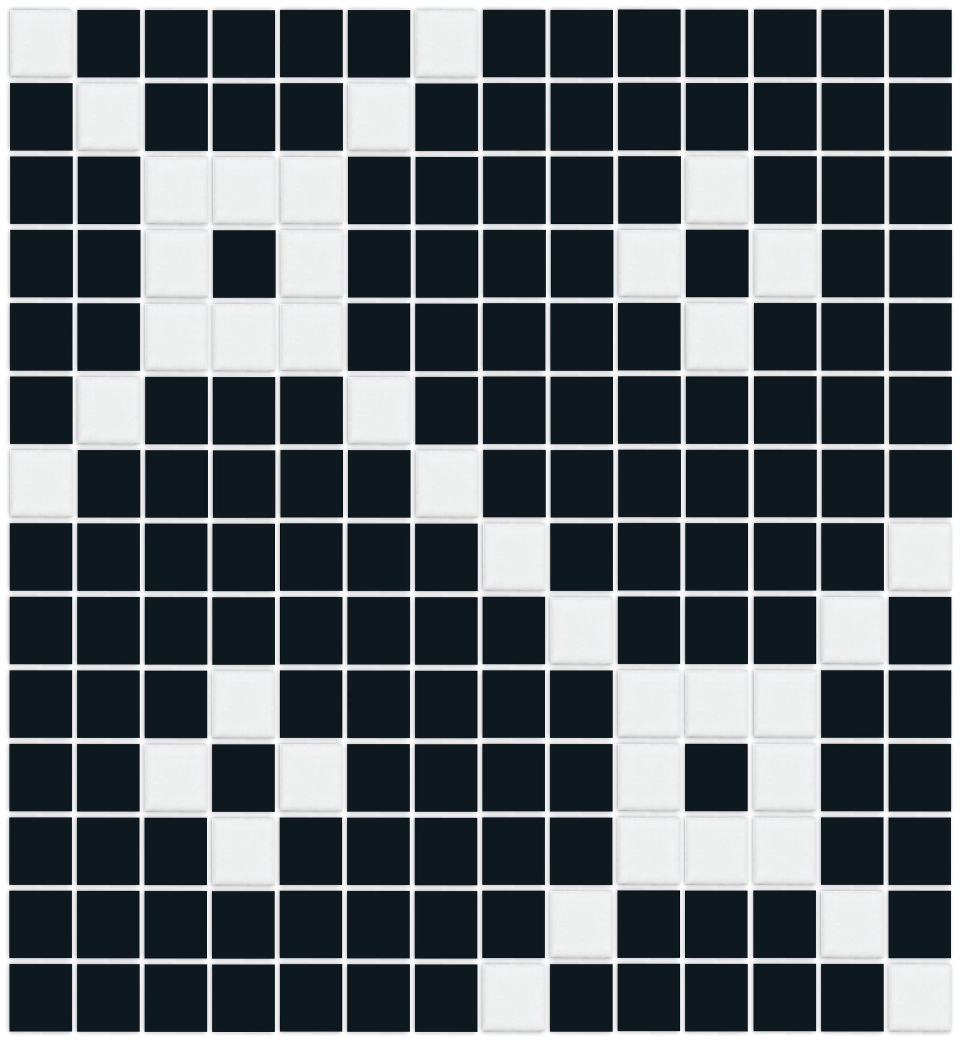 White on Black Pattern