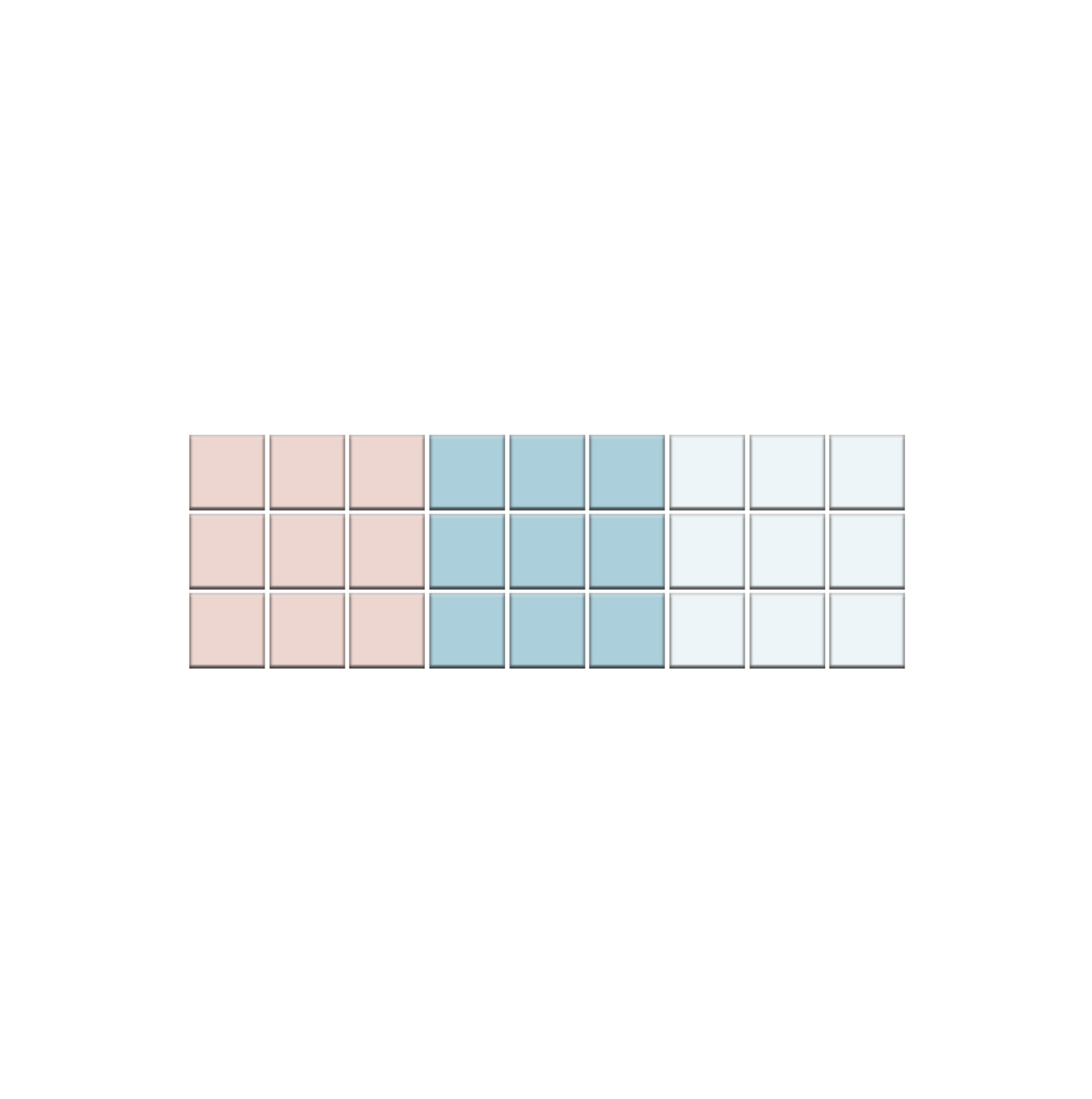 Meander | Modern Craftsman Square Porcelain Tile Pattern