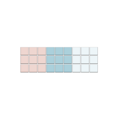 Meander | Modern Craftsman Square Porcelain Tile Pattern