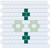 Emerald Green/Pistachio Green on Satin White