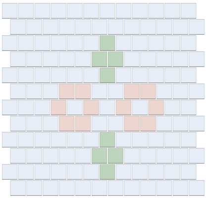 Margherita |Modern Craftsman Square Tile Pattern