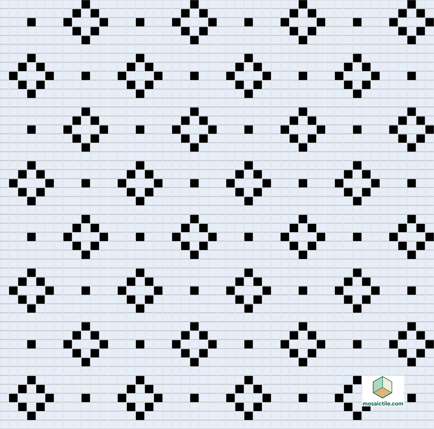 Nova - Modern Craftsman Square Porcelain Tile Pattern