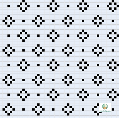Nova - Modern Craftsman Square Porcelain Tile Pattern