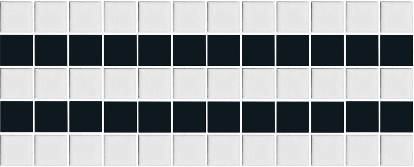 Parley tile border porcelain mosaic