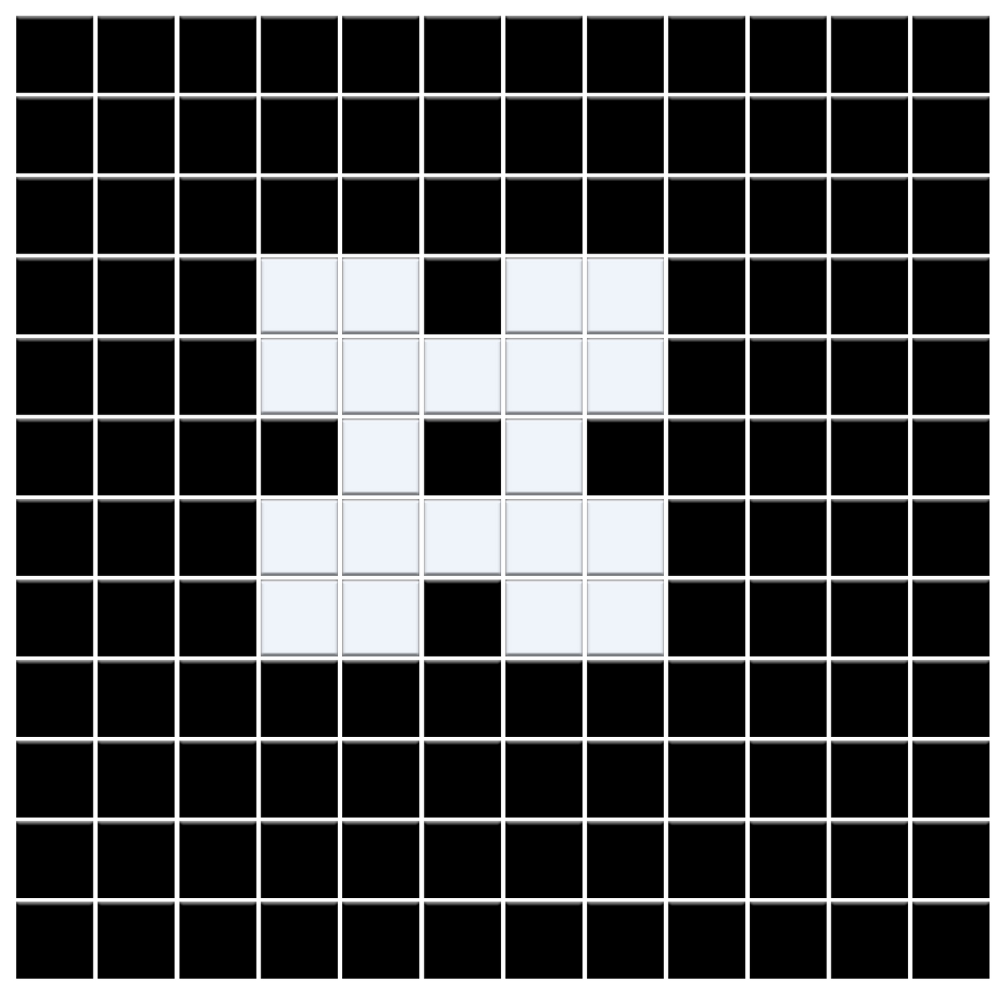 Plinth - Modern Craftsman Square Porcelain Tile Pattern