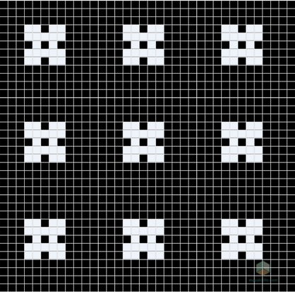 Plinth - Modern Craftsman Square Porcelain Tile Pattern