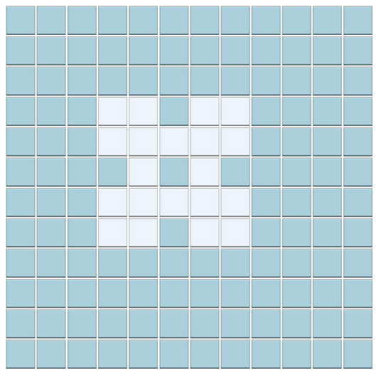 Plinth - Modern Craftsman Square Porcelain Tile Pattern